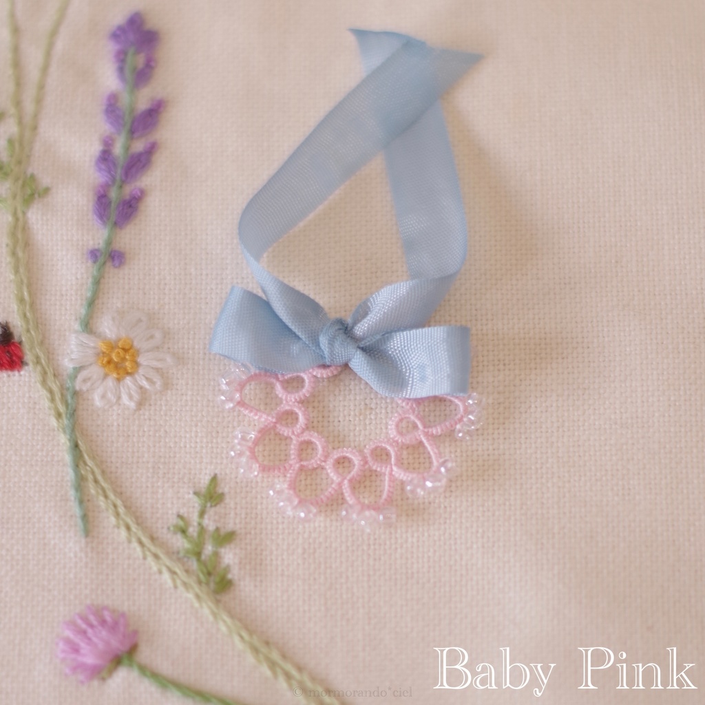 「Raindrop*petitレインドロップ*プティ」タティングレースつけ襟