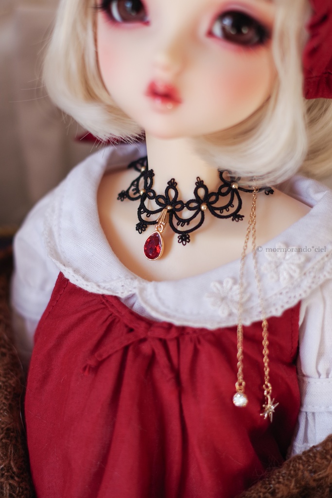 「Noelノエル」タティングレースチョーカー