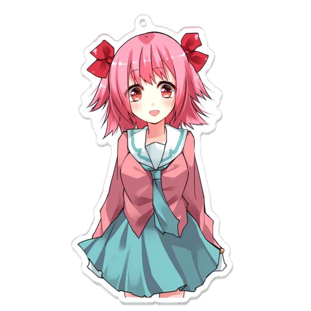 【いじめっこ虐殺ゲーム4応援商品】桃乃菓子 アクリルキーホルダー