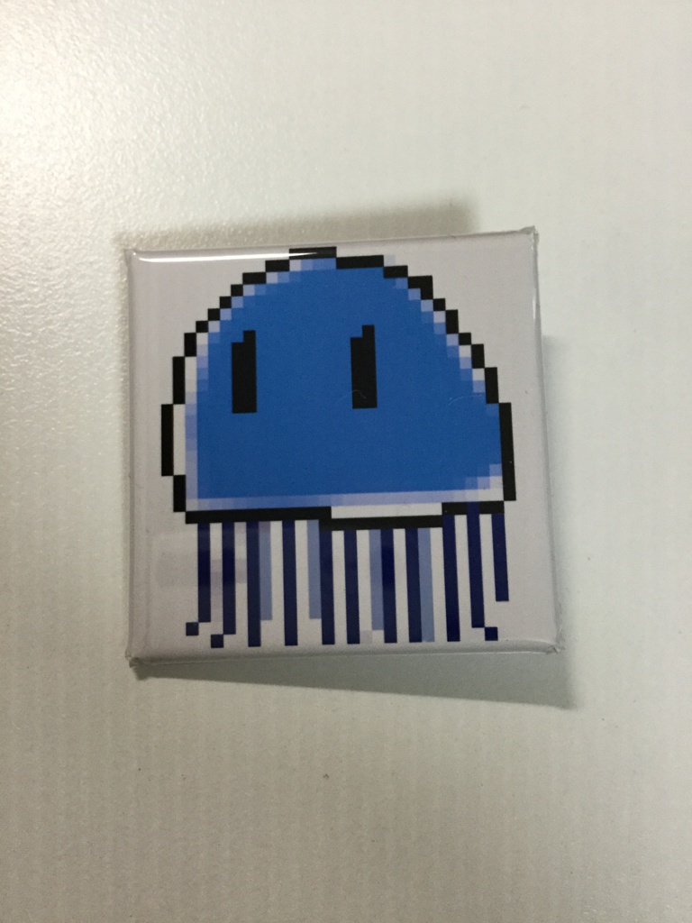 くらげ缶バッジ