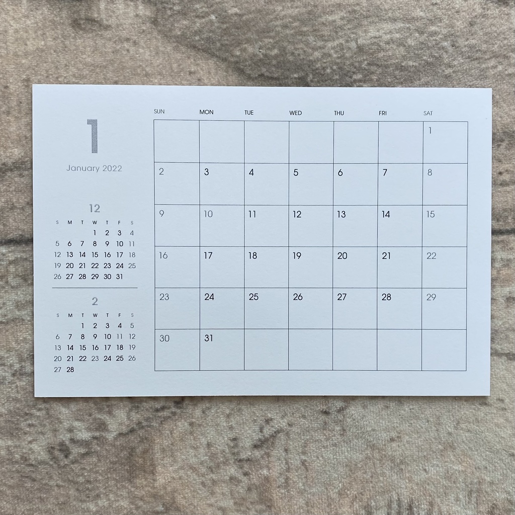 ねこたま庵 保護猫カレンダー2022