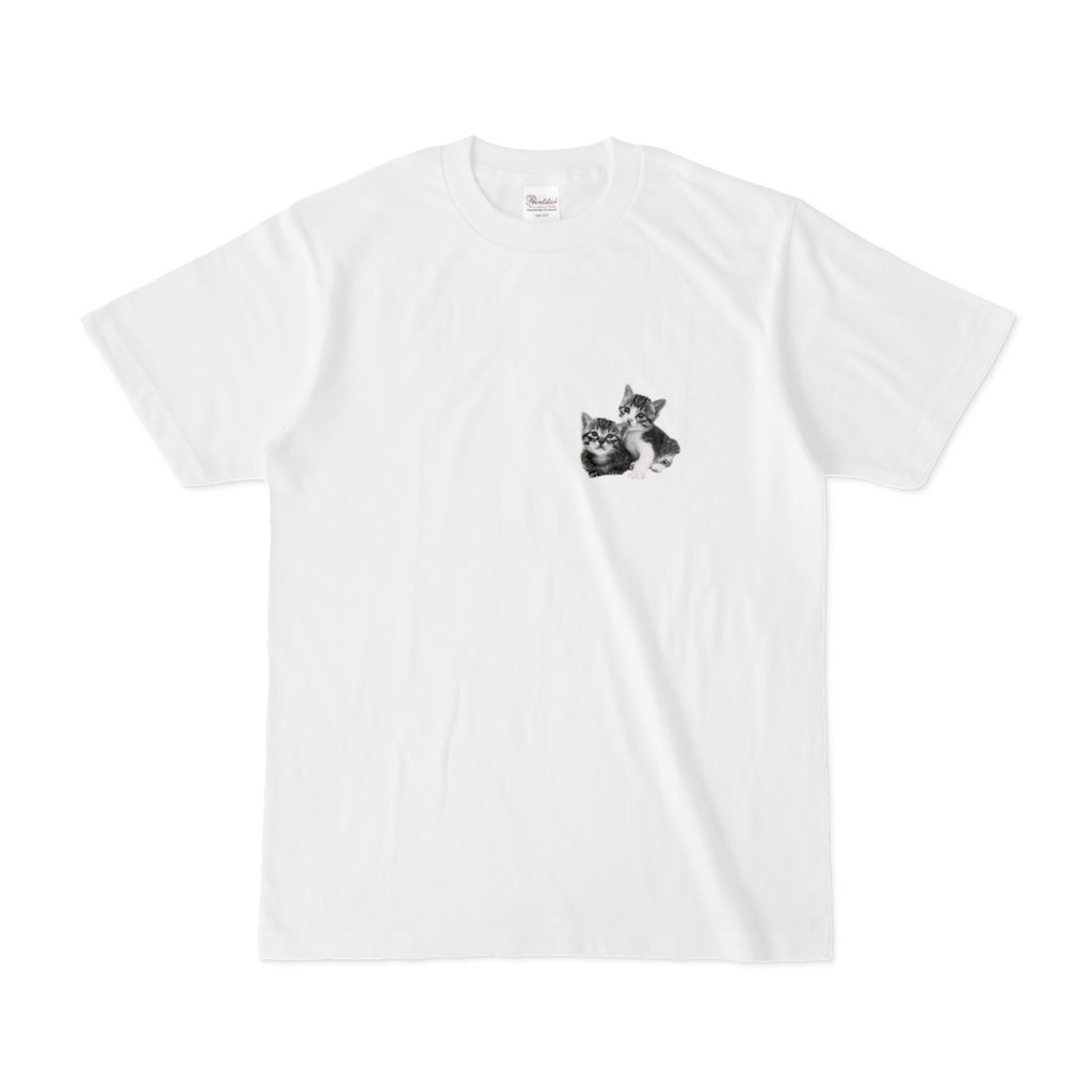わらび&ぜんまいモノクロTシャツ