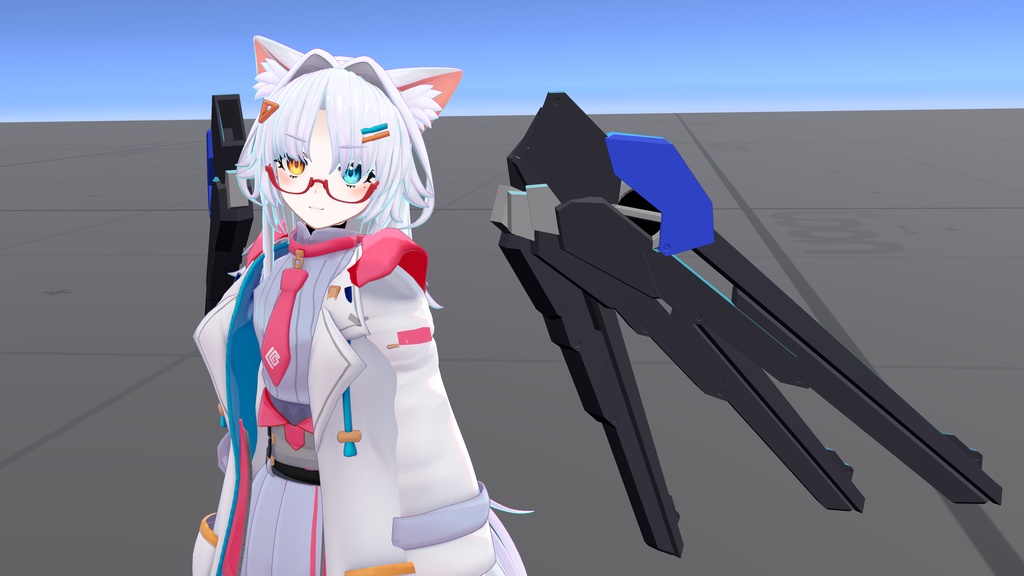 【VRChat想定3Dモデル】UG-T001「Vohu Manah」