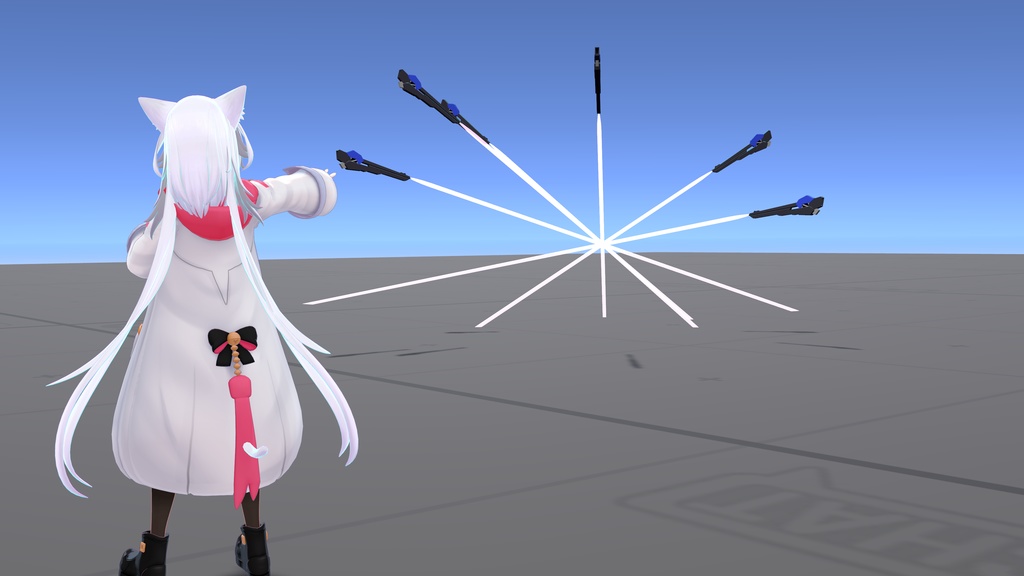 【VRChat想定3Dモデル】UG-T001「Vohu Manah」