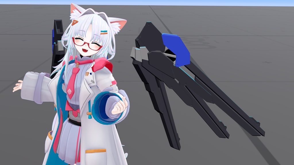 【VRChat想定3Dモデル】UG-T001「Vohu Manah」