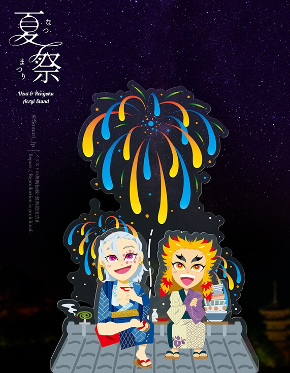 夏祭りアクリルスタンド