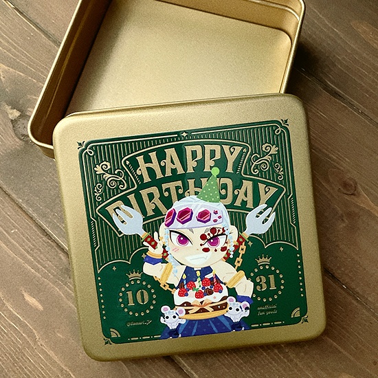 💎さんHAPPY BIRTHDAY缶