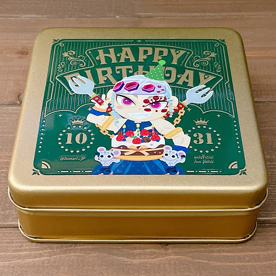 💎さんHAPPY BIRTHDAY缶