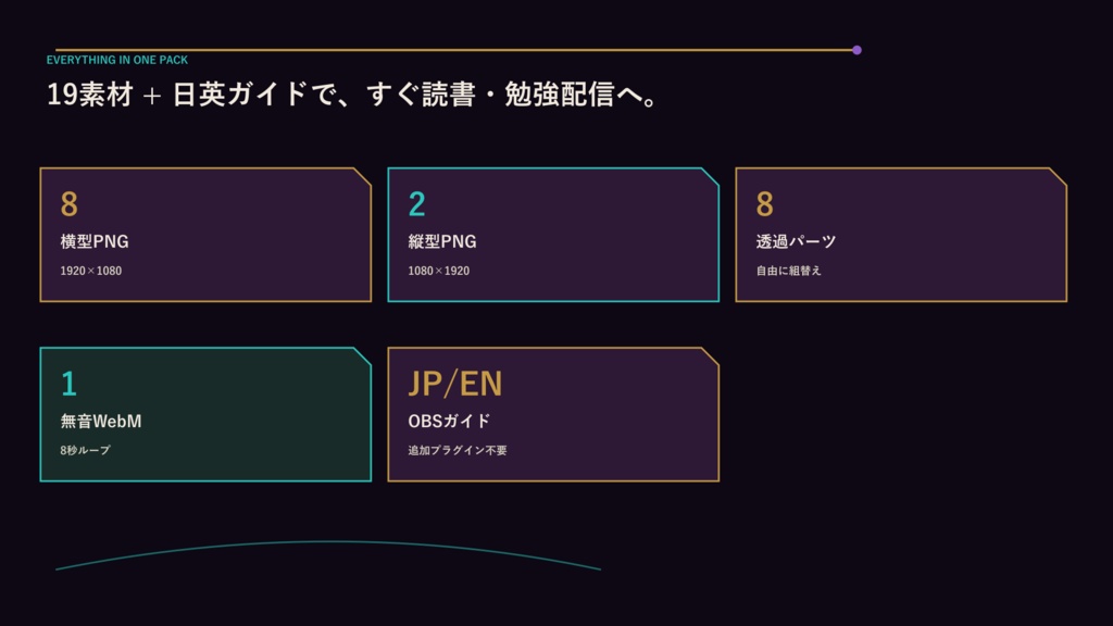 〖VTuber・配信者向け〗禁書書庫 配信画面パック|雑談・2人・ゲーム・声だけ・縦型