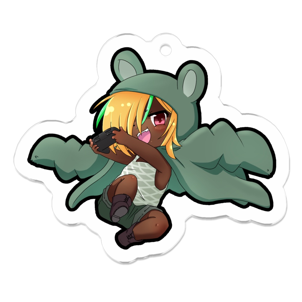 【モスホルダーシリーズ】ゲームしてる時身体が動いちゃうモスパーくん