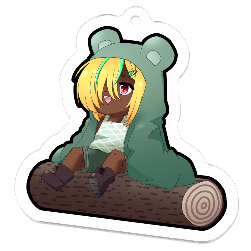 【モスホルダーシリーズ】お空を眺めるモスパーくん