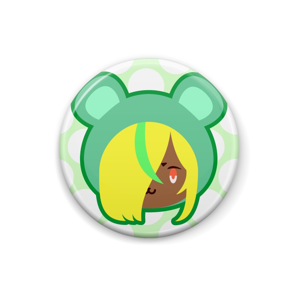 【モス缶バッジシリーズ】スマイル