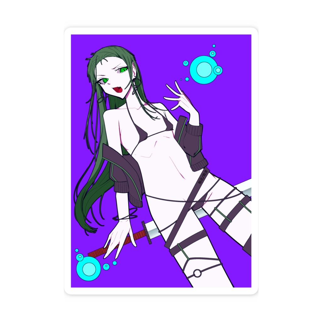 雪月緑子(ステッカー)