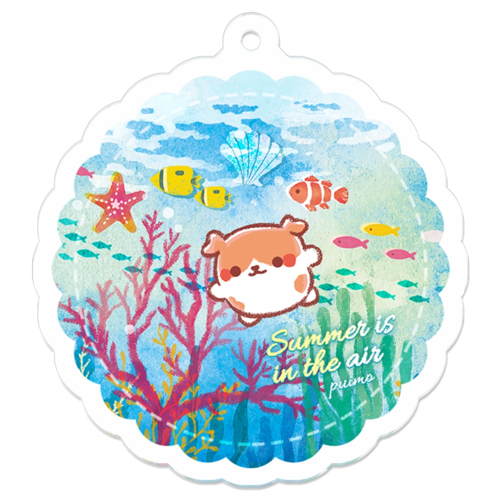 アクリルキーホルダー「Summer is in the air」
