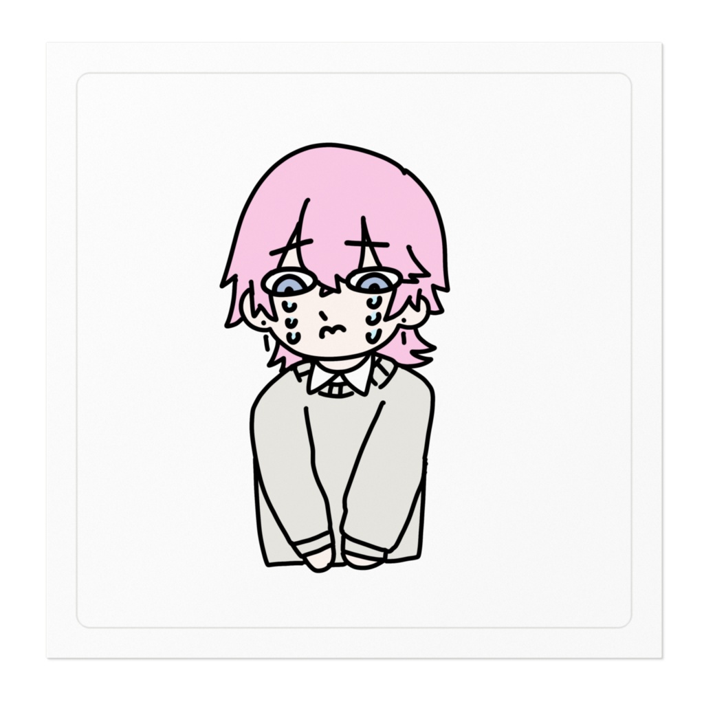 春崎千颯の反省、猛省ステッカー