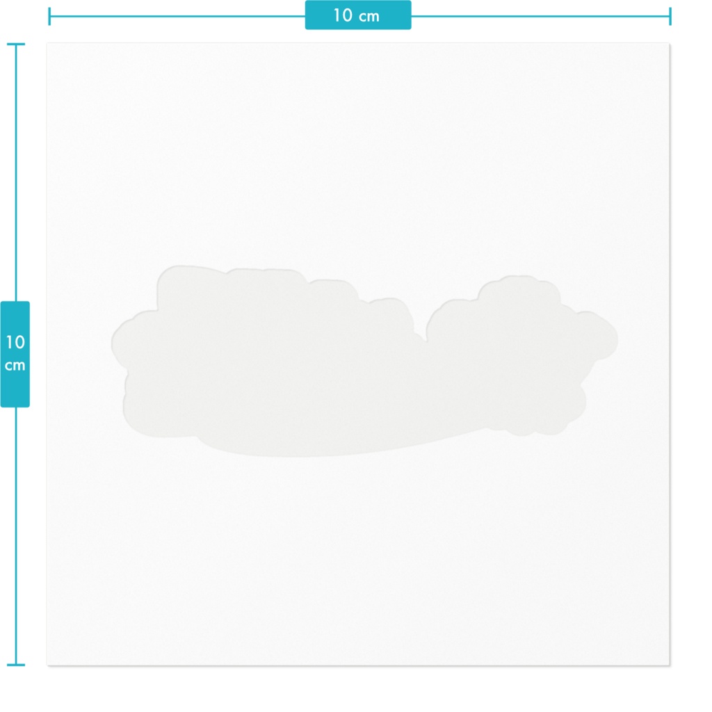 ミリル・シャムシルル ロゴ ステッカー シロフチ付き