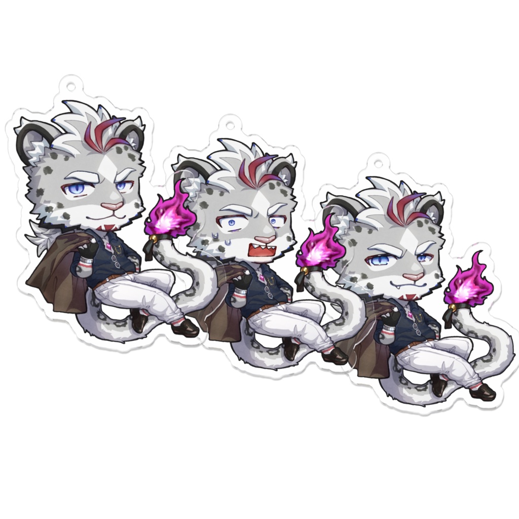 アクリルキーホルダー3種