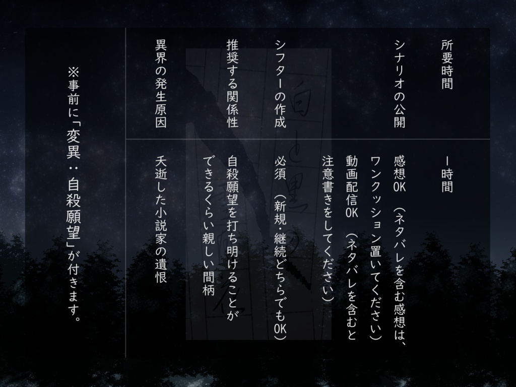【無料】アンサング・デュエット「白と黒の雪月花」