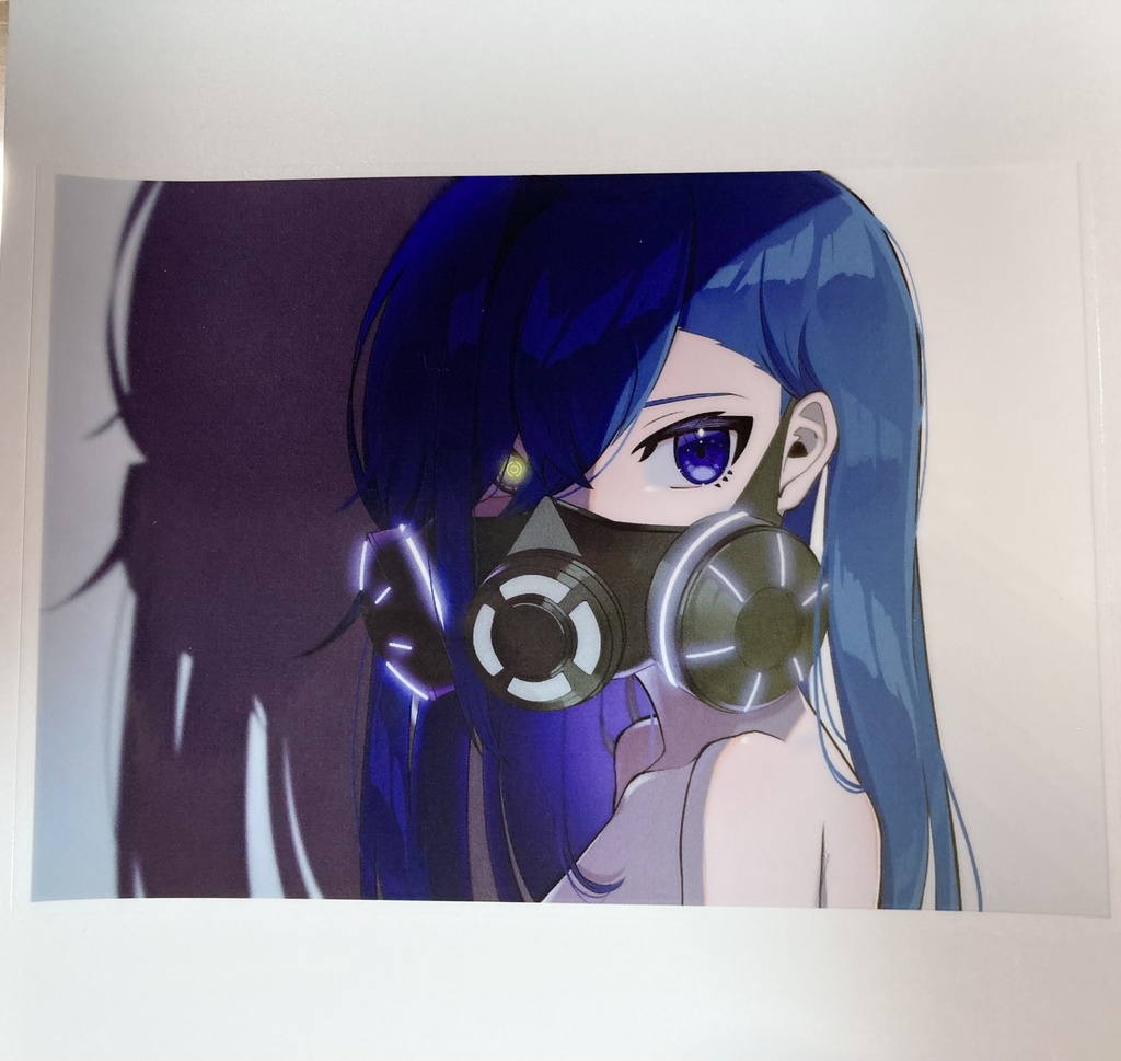 オリジナルキャラクターのステッカー