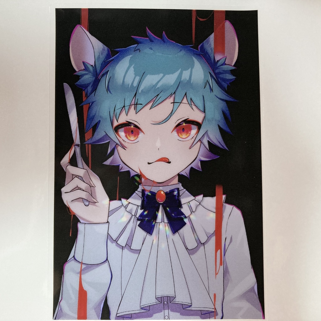 オリジナルキャラクターのステッカー