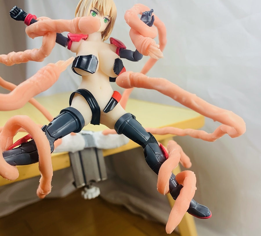 【動く!触手スタンド】(6本30cmサイズ)メガミデバイス 30ms 美少女プラモ フギュア等に!