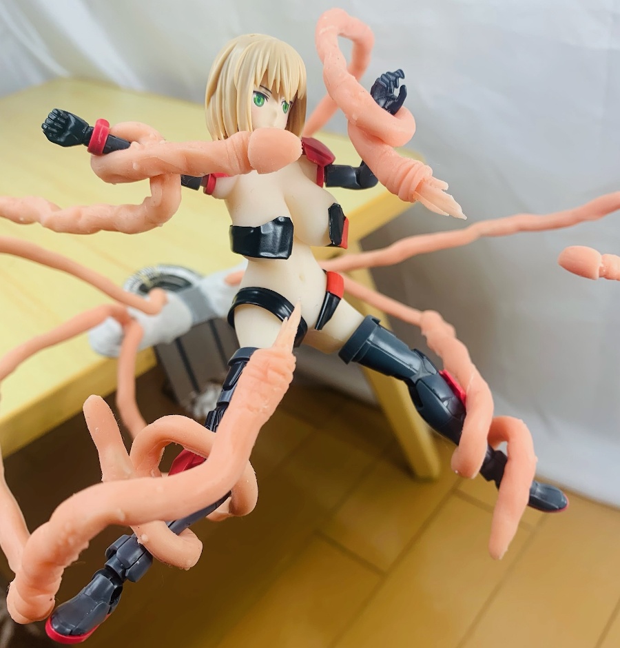 【動く!触手スタンド】(6本30cmサイズ)メガミデバイス 30ms 美少女プラモ フギュア等に!