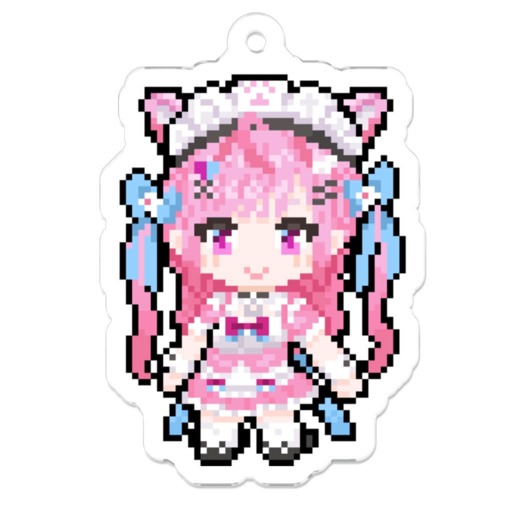 【非公式】結城さくな ドット絵アクリルキーホルダー