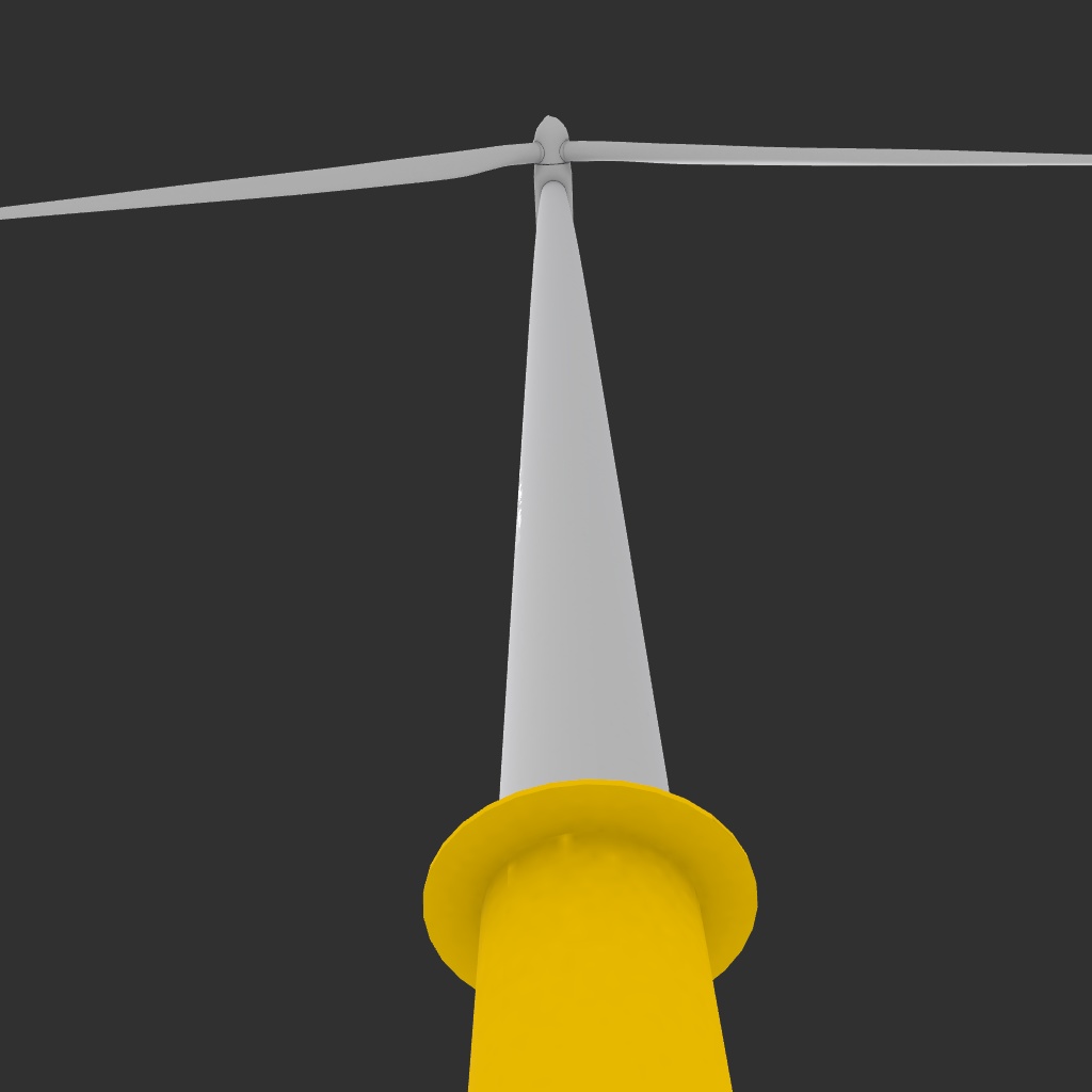 風力発電機-Wind Turbine Generator 3Dモデル