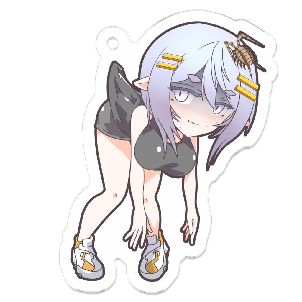 八坂まと つままれアクキー ヨル(焦りVer.)