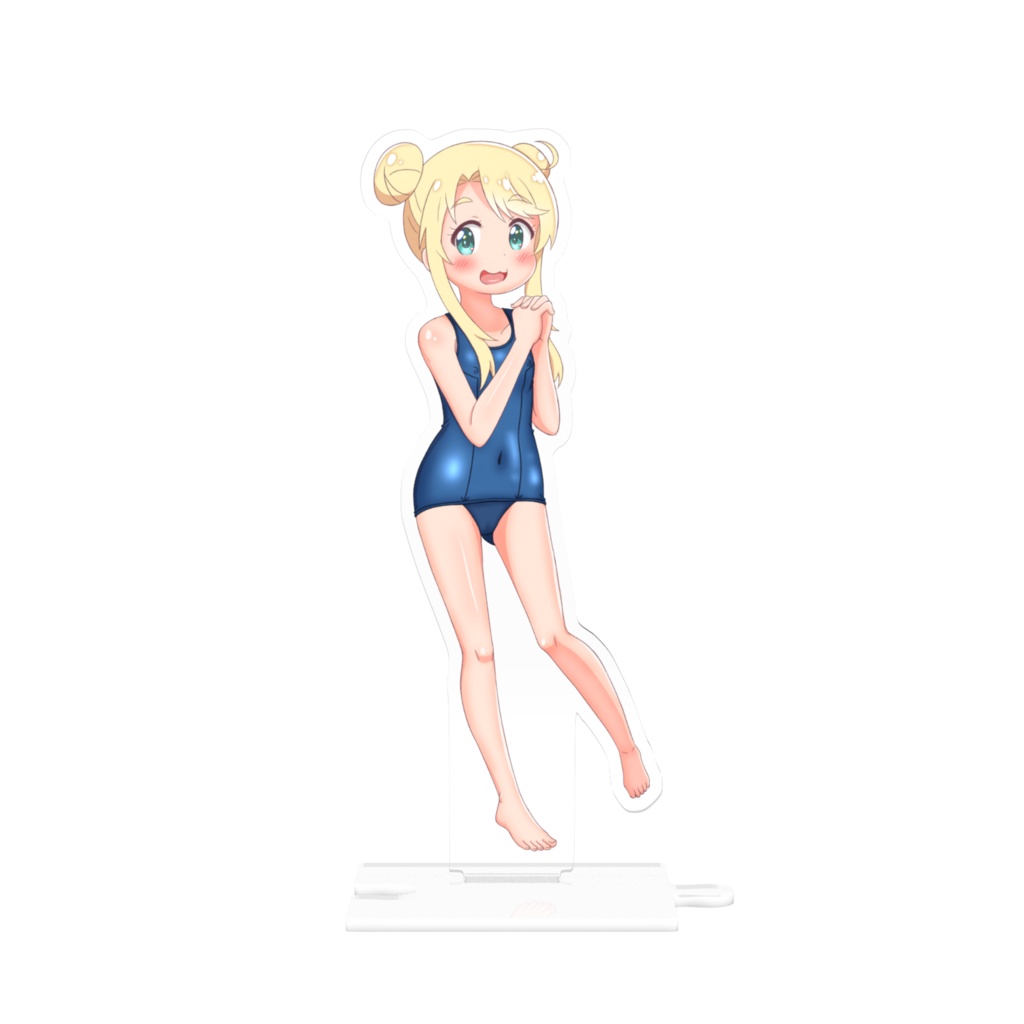 つながるアクスタ　夏のスク水乃愛♥