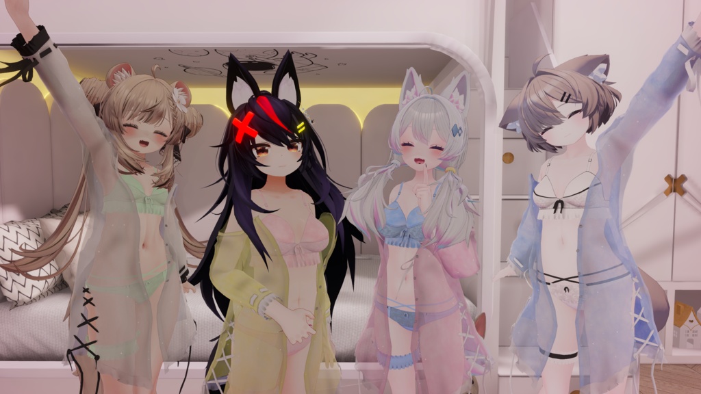 【5アバター対応】Private_Night【VRC】