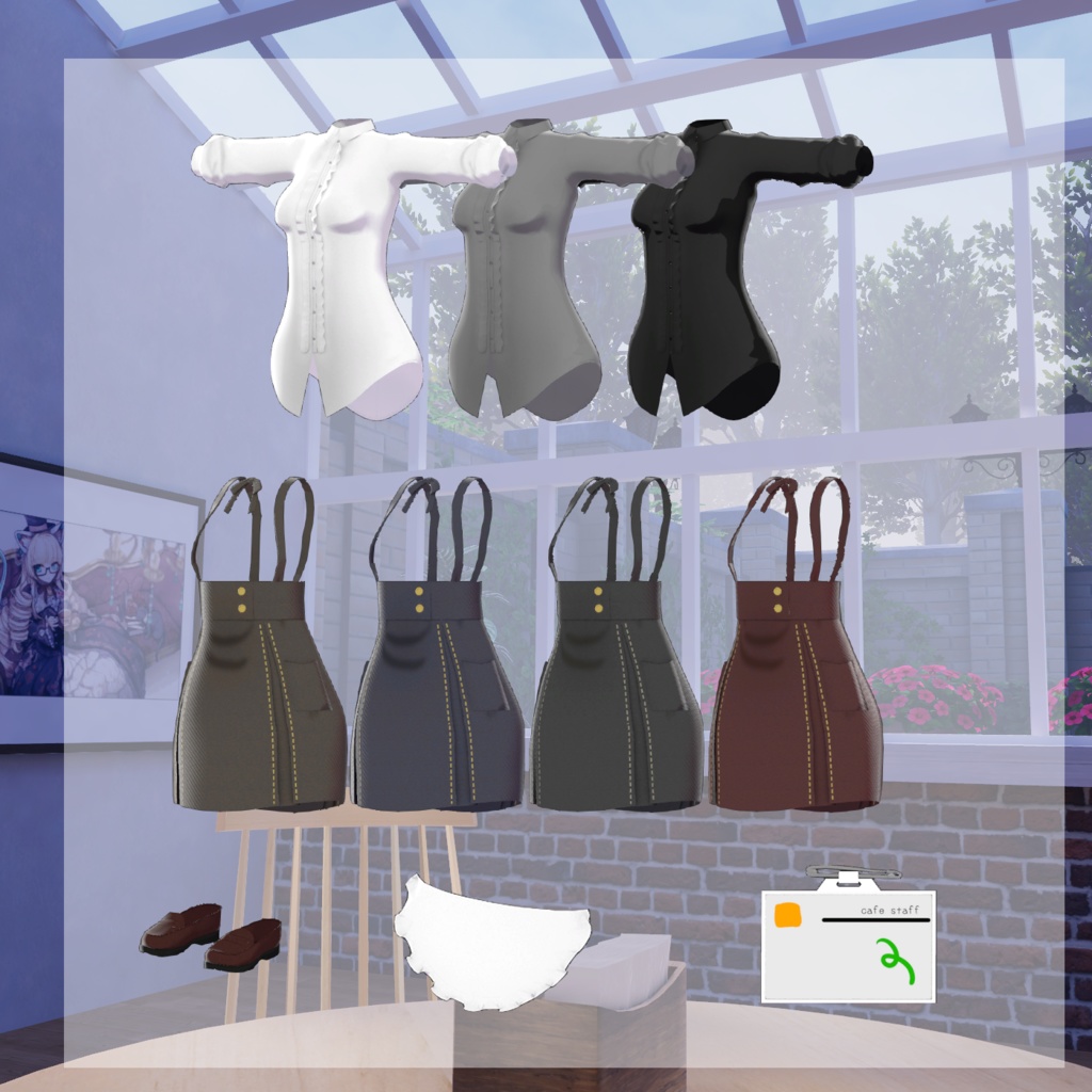 【6アバター対応】かふぇばいと!【VRC】