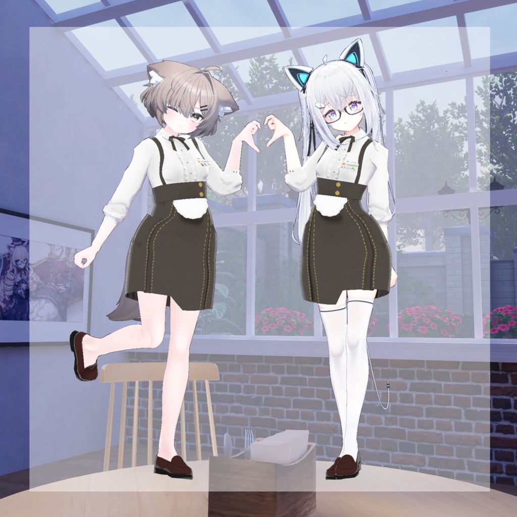 【6アバター対応】かふぇばいと!【VRC】