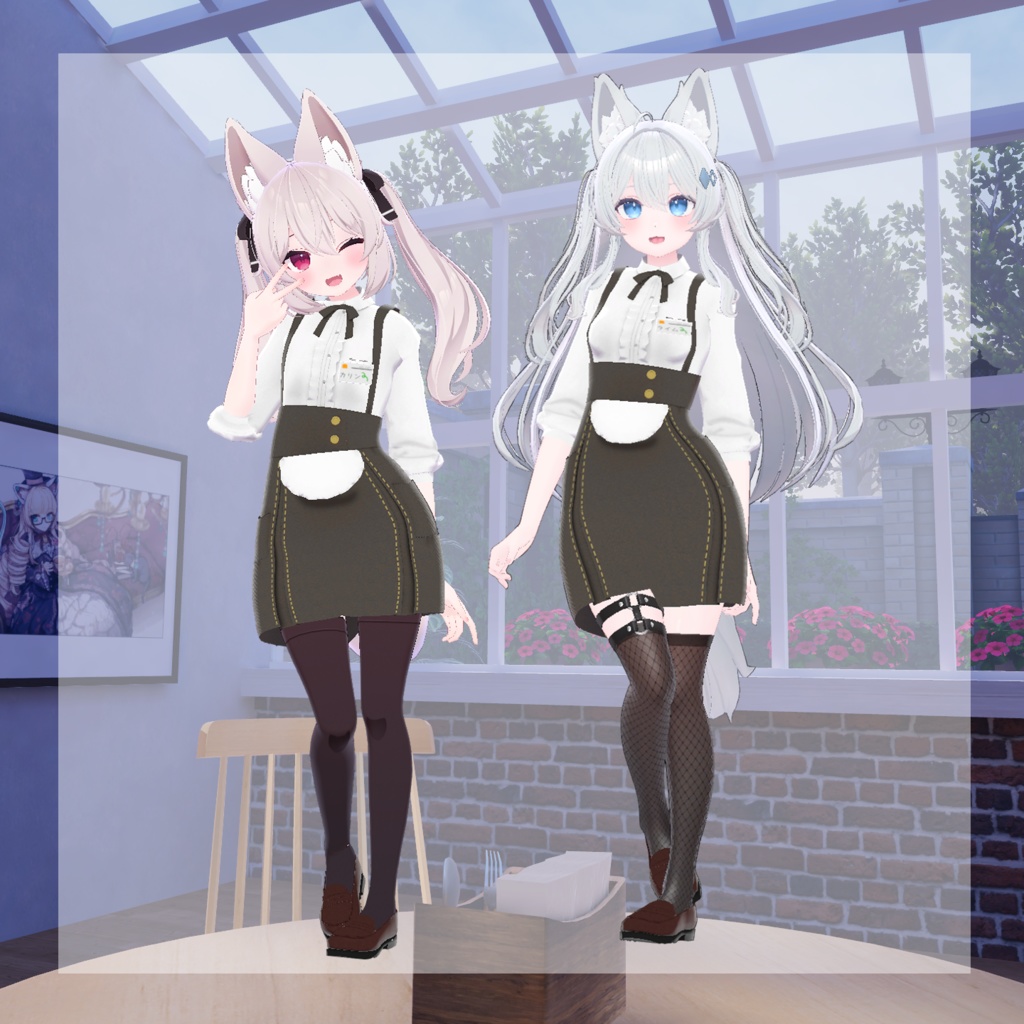 【6アバター対応】かふぇばいと!【VRC】