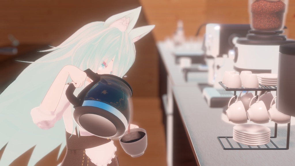 【6アバター対応】かふぇばいと!【VRC】