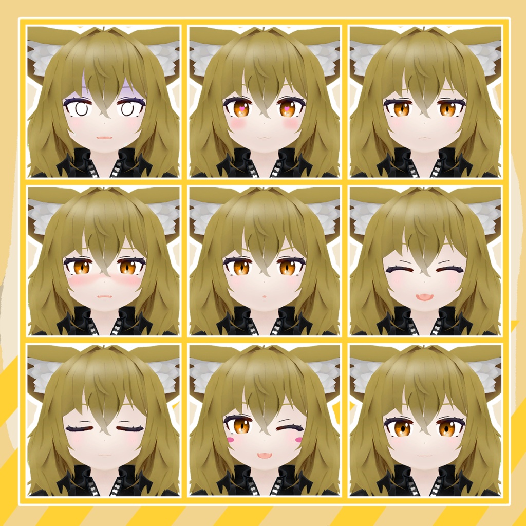 オリジナル3Dモデル 「ししな」