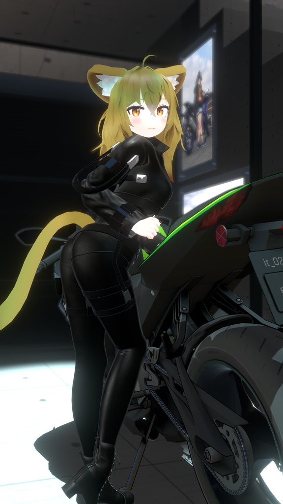 オリジナル3Dモデル 「ししな」