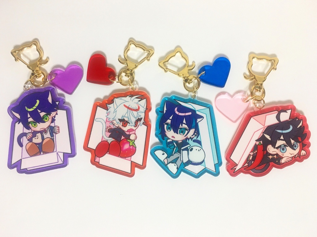 【非公式】はこづめねこアクリルキーホルダー