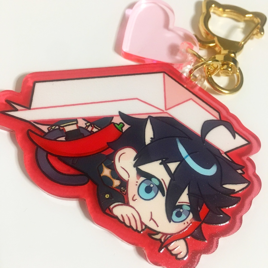 【非公式】はこづめねこアクリルキーホルダー