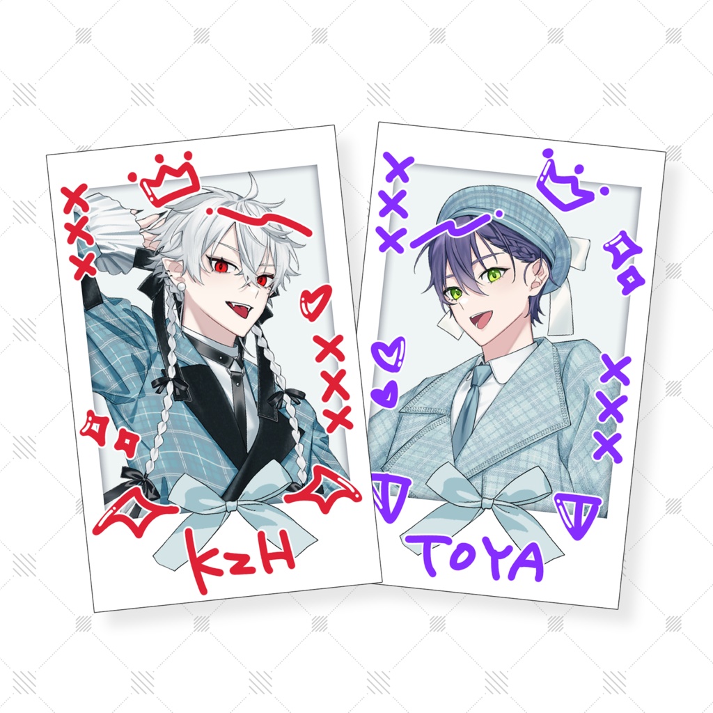 【非公式】くずもちチェキ風カード