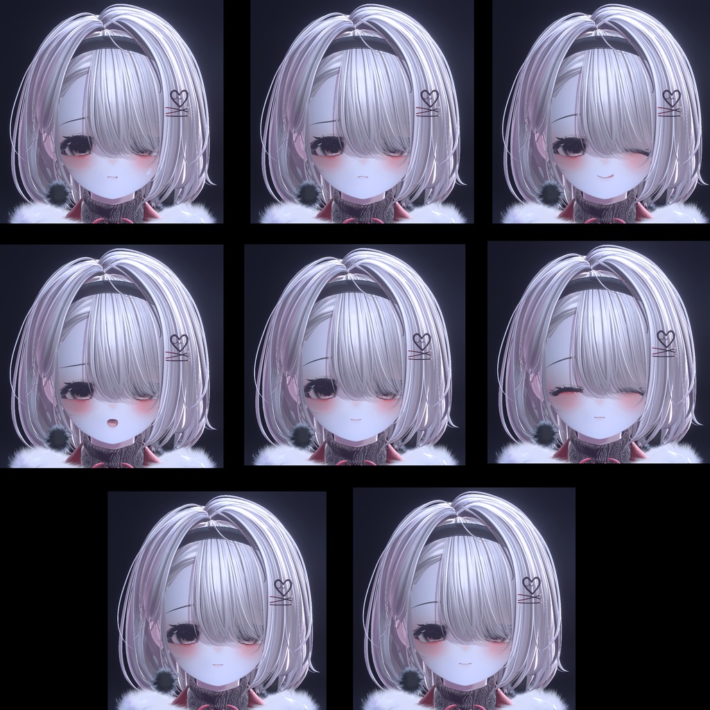 【マヌカ】 表情パッケージ【VRchat】