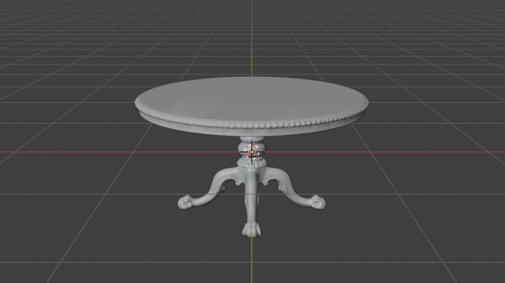 ヴィンテージ西洋家具・照明セット 3Dモデル