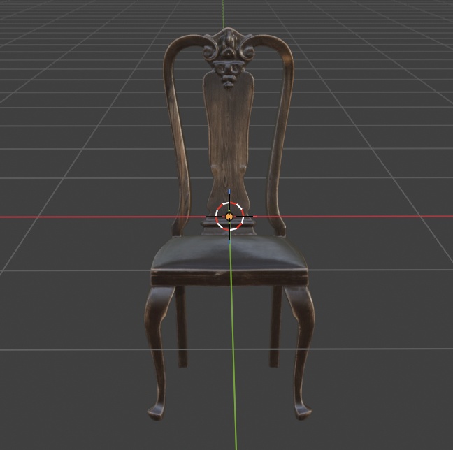 ヴィンテージ西洋家具・照明セット 3Dモデル