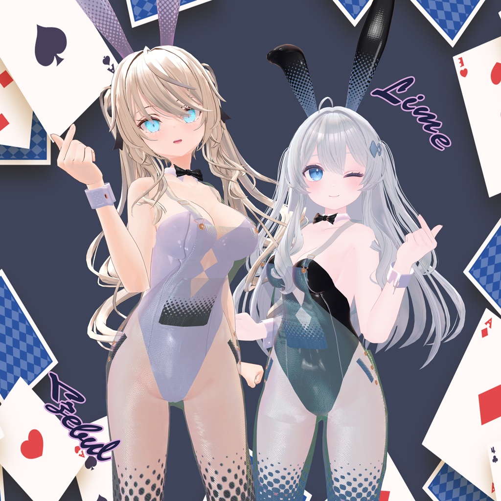 【複数アバター対応】Overoll Bunny