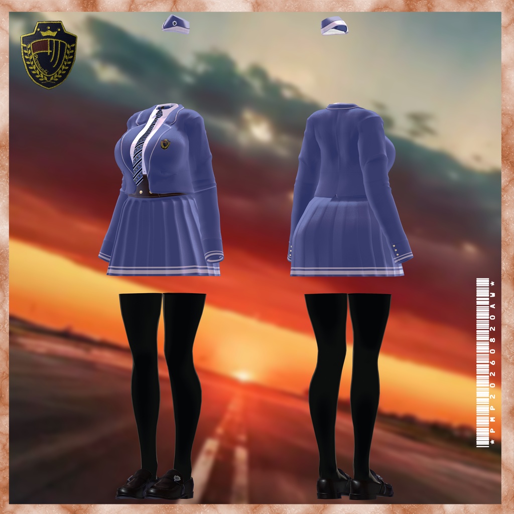 【複数アバター対応】Azure Wing