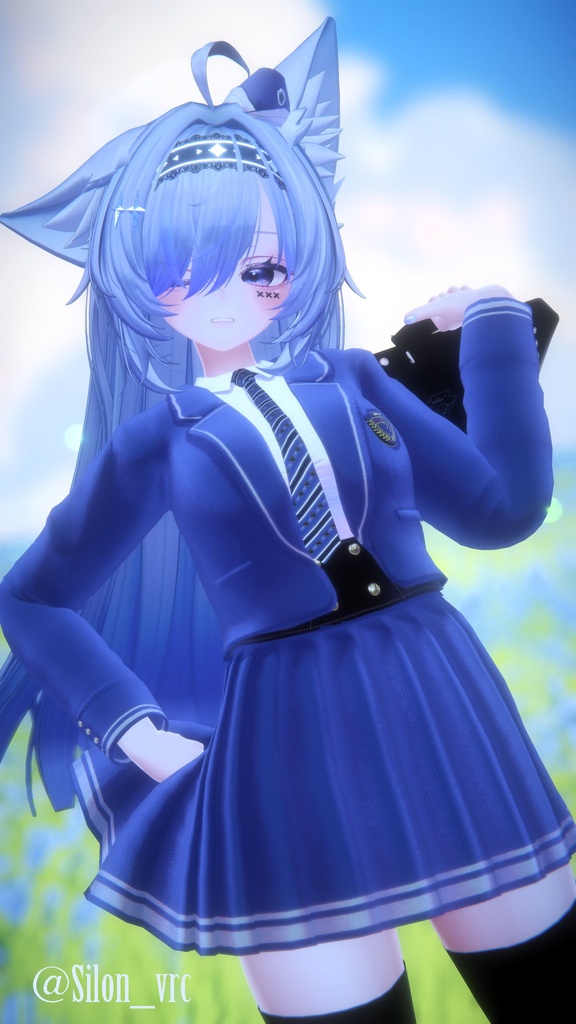 【複数アバター対応】Azure Wing