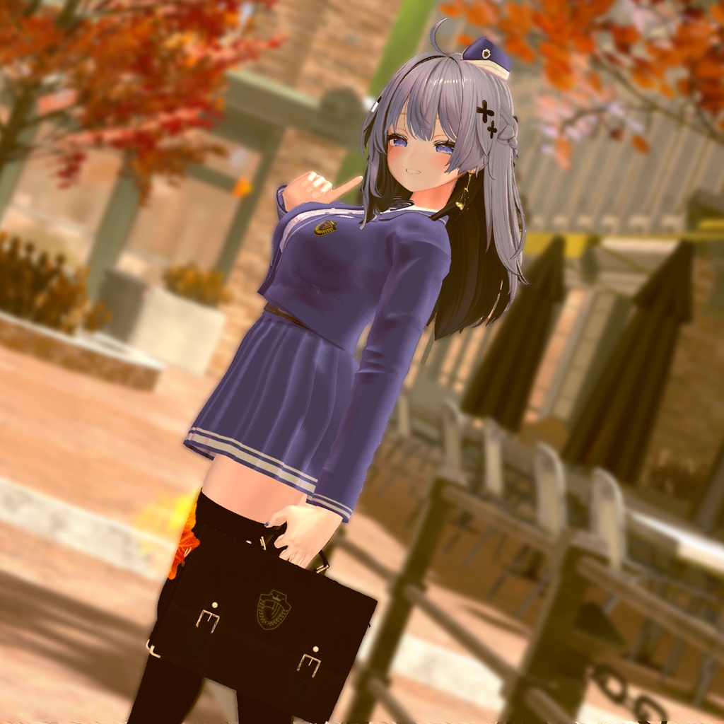 【複数アバター対応】Azure Wing