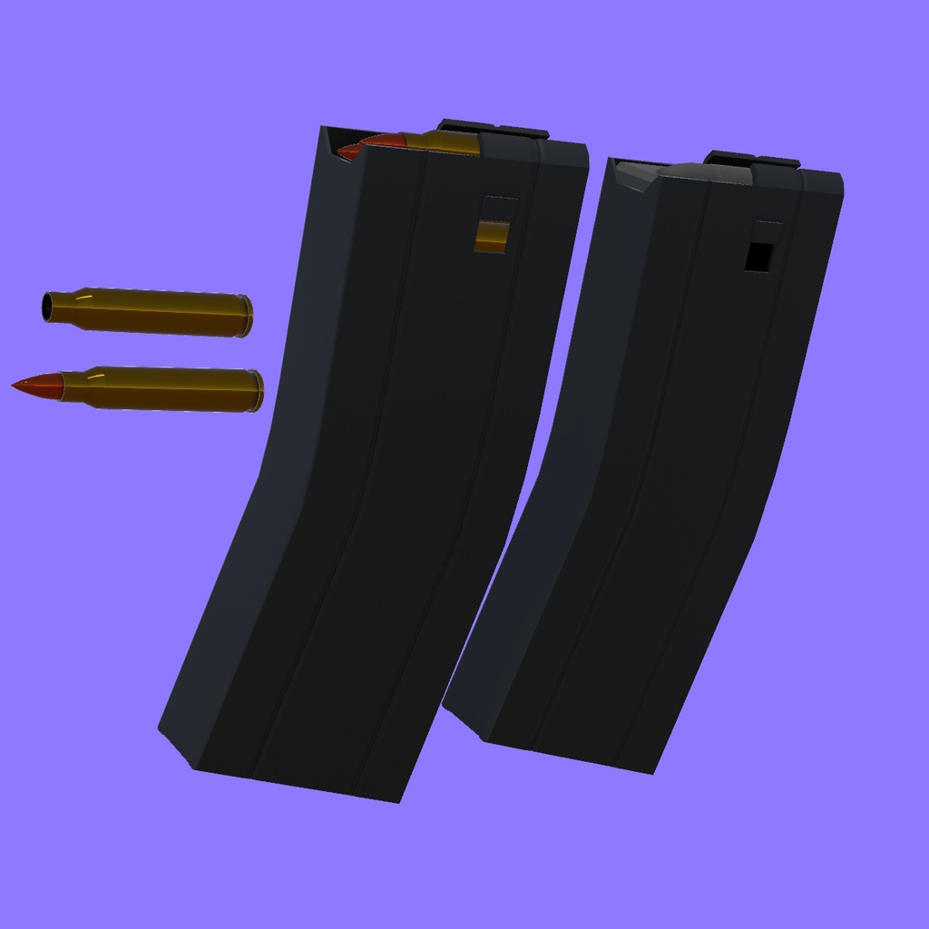 3Dモデル 5.56mmブルパップライフル