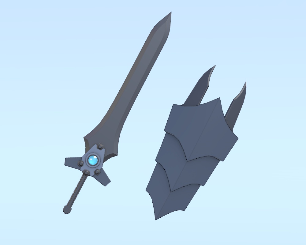 VRChat向けオリジナル3Dモデル フラガラッハMk2