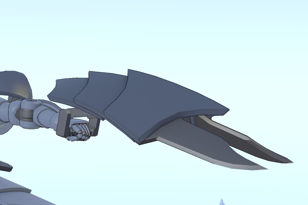 VRChat向けオリジナル3Dモデル フラガラッハMk2